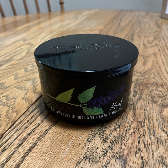 White Barn Accents Bath Body Workswhite Barn 3 Wick Candle Mint